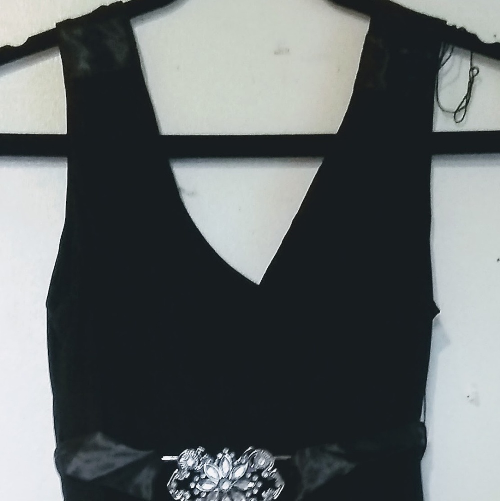 Scarlett Nite Petite Black Evening Gown